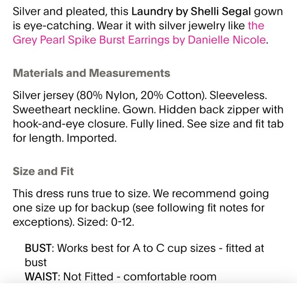 Foil Pleated Evening Gown - Picture 4 of 5